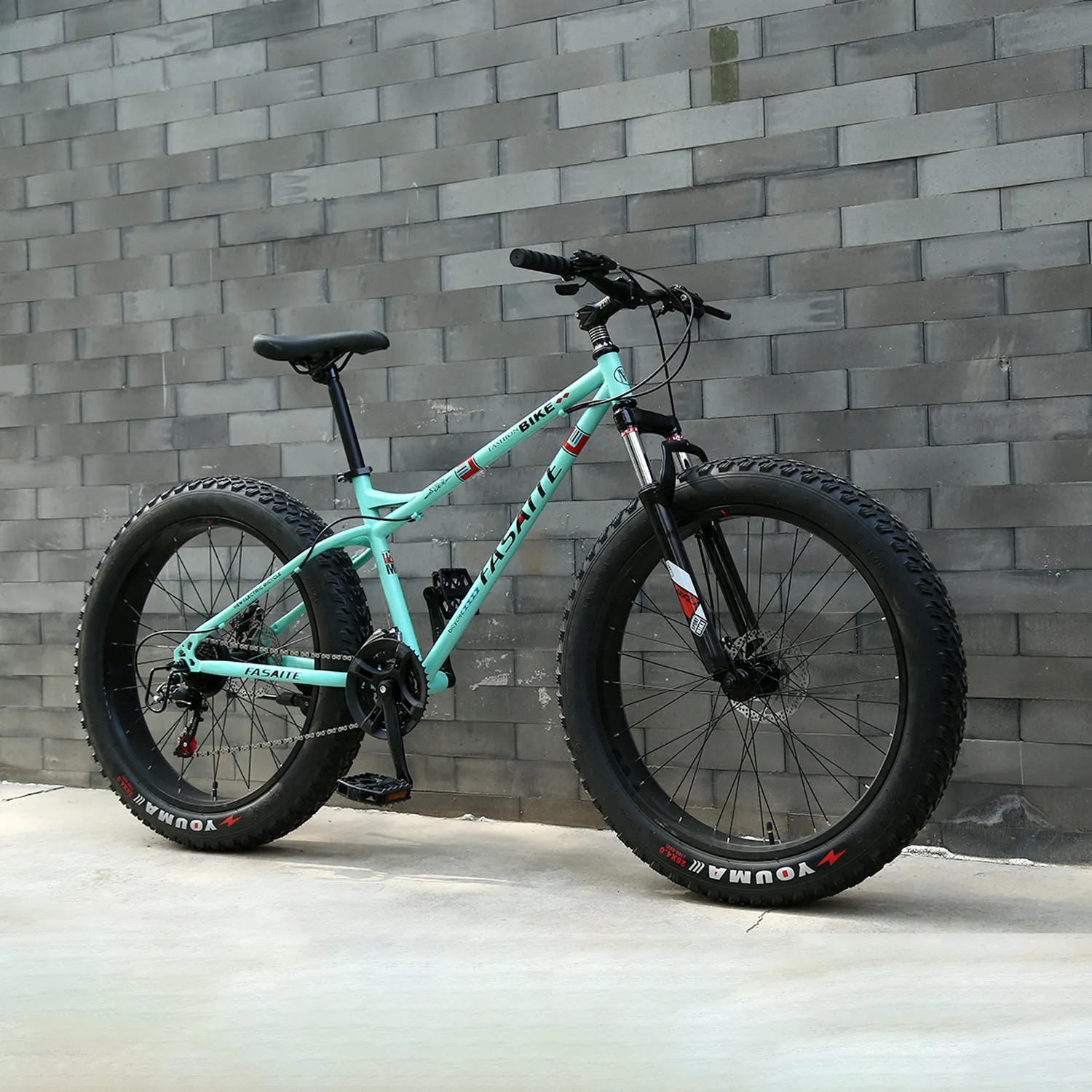 巴基斯坦在印度的美元岩石冲击空气悬架叉男子自行车循环29胖轮胎自行车