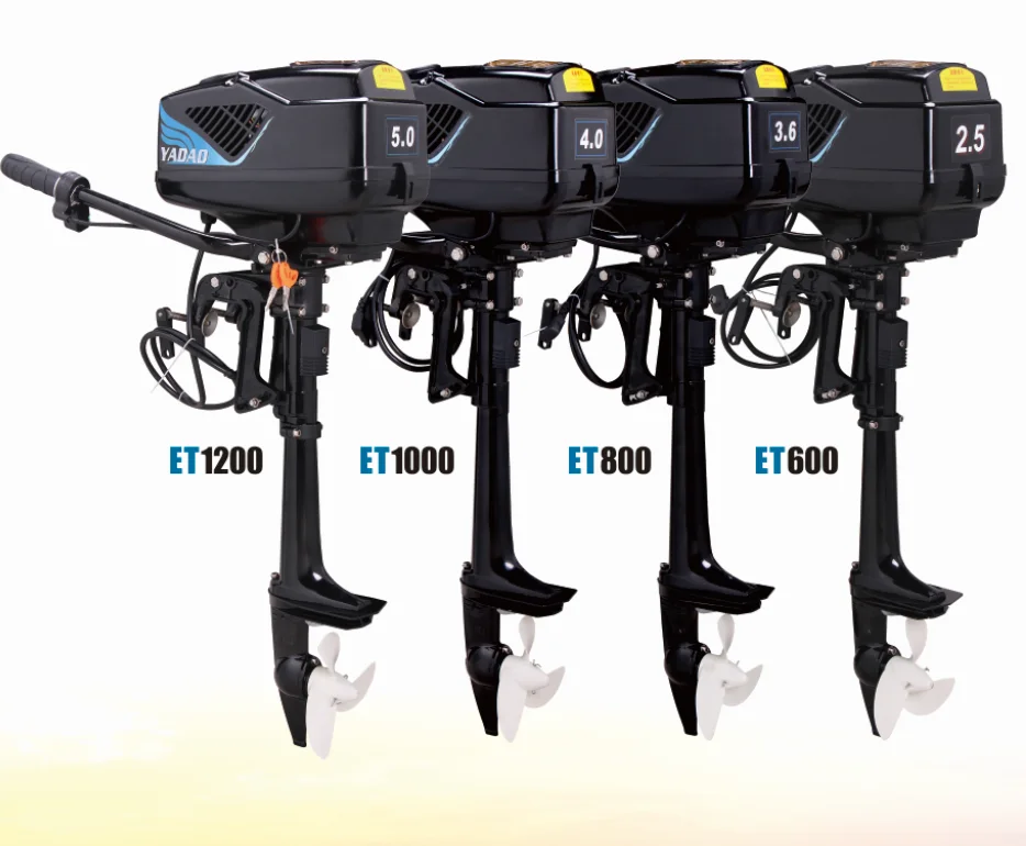48V 4.0 HP Electric Outboard Motor, 1000W Brushless Boat Motor
