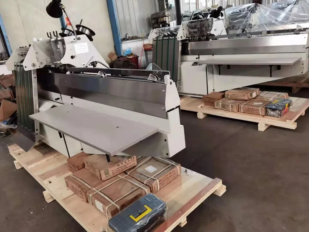 Automatic Double Head Wire Stapler Book Binding Machine Double Wire Stitcher Saddle Stitching Machine