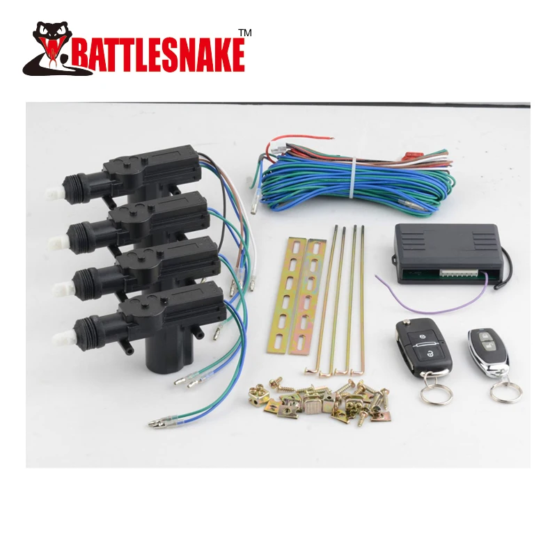 KZQ Kit Di Chiusura Centralizzata Per Auto, Telecomando Universale Sistema Di Apertura Senza Chiave Con Serratura Della Portiera E Pulsante Di Apertura Del Bagagliaio 88626900 - Foto 9