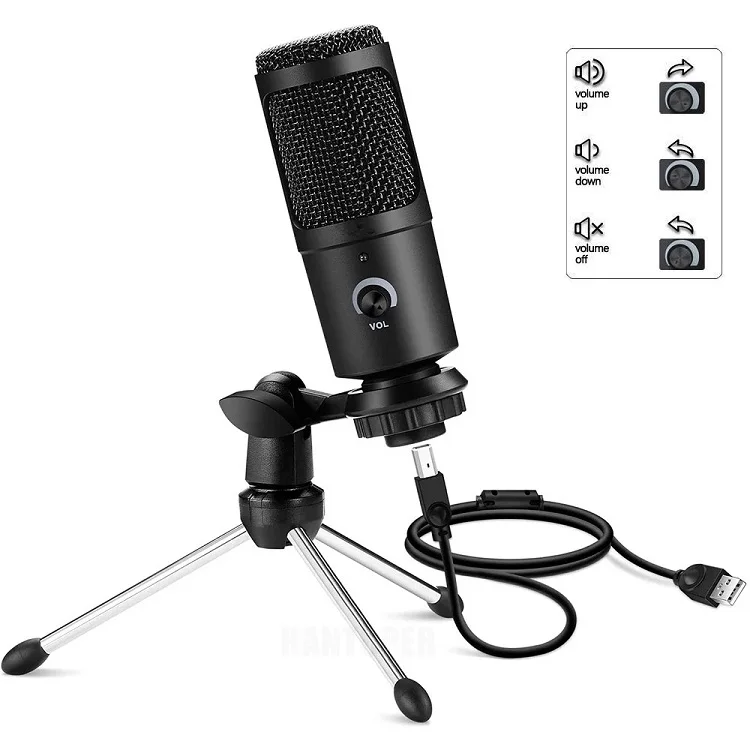 Title 1, K669 Record RGB Condenser Microphone for iPhone...