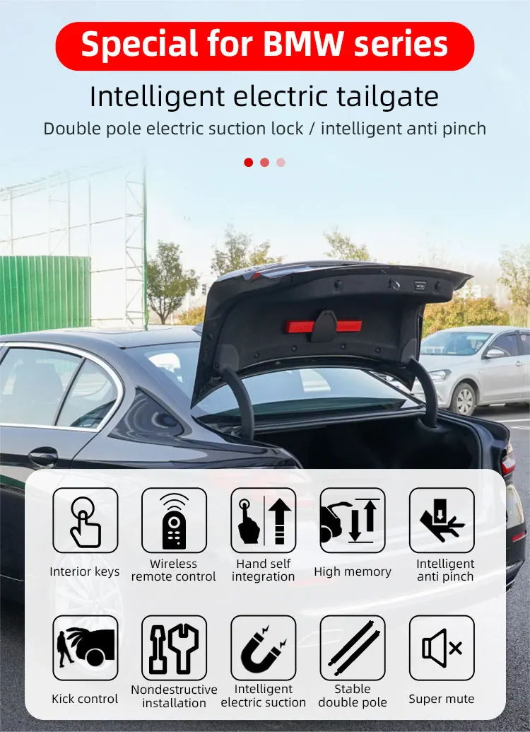 Wholesale Power Automatic Trunk Kick Sensor Optional for BMW 5 Series F10 Electric Tailgate Lift details