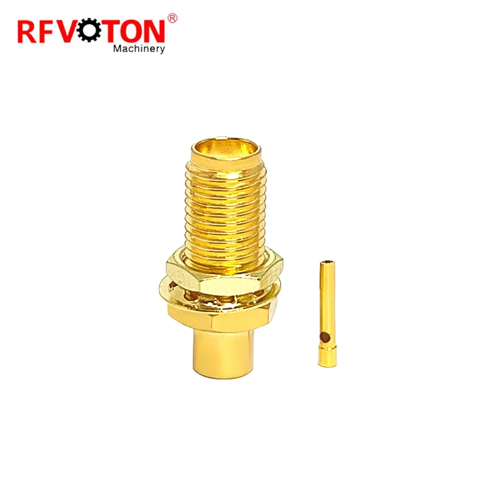 RF koaksial SMA urgachli g'ildirakli burunli koaksial ulagich adapteri RG402 kabel uchun