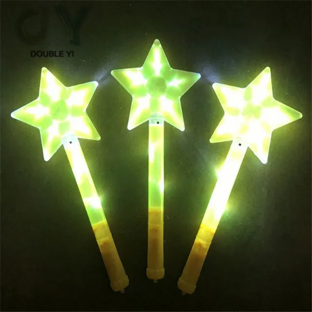 Colorful LED Flashing Star Glow Light Stick for Concert and Party