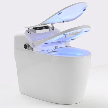 Automatic Electronic Heated Seat Bathroom Ceramic Smart Bidet Toilet ...