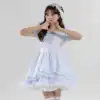 893 Blue [Skirt, Apron, Necklace, Bracelet, Headwear]