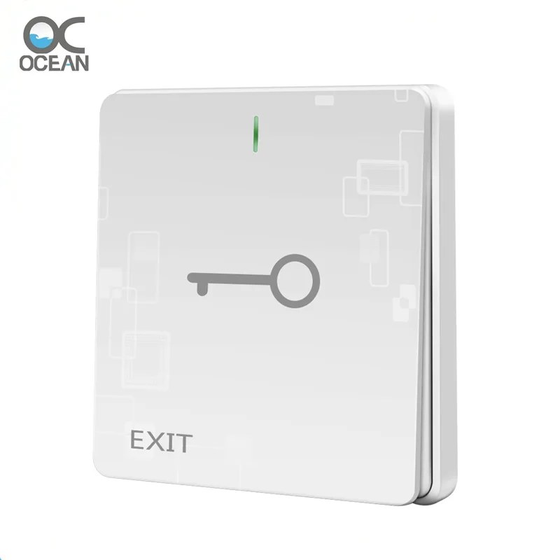 Door Exit Button, Plastic Push Switch for Magnetic Lock Door Access Control Home Security Protection