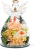 Champagne-rose-austin-babys breath-hydrangea