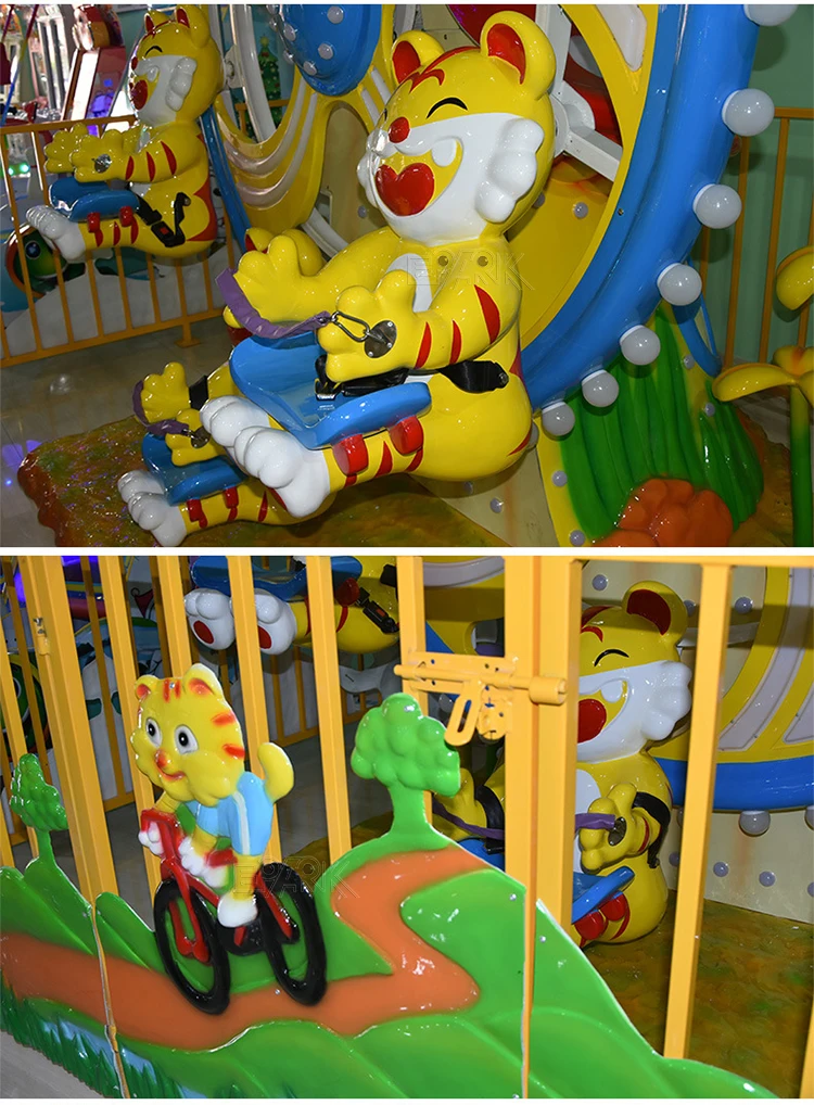 Mini Ferris Wheel Amusement Kiddie Ride Attractive Kids Mini Ferris Wheel Coin Operated