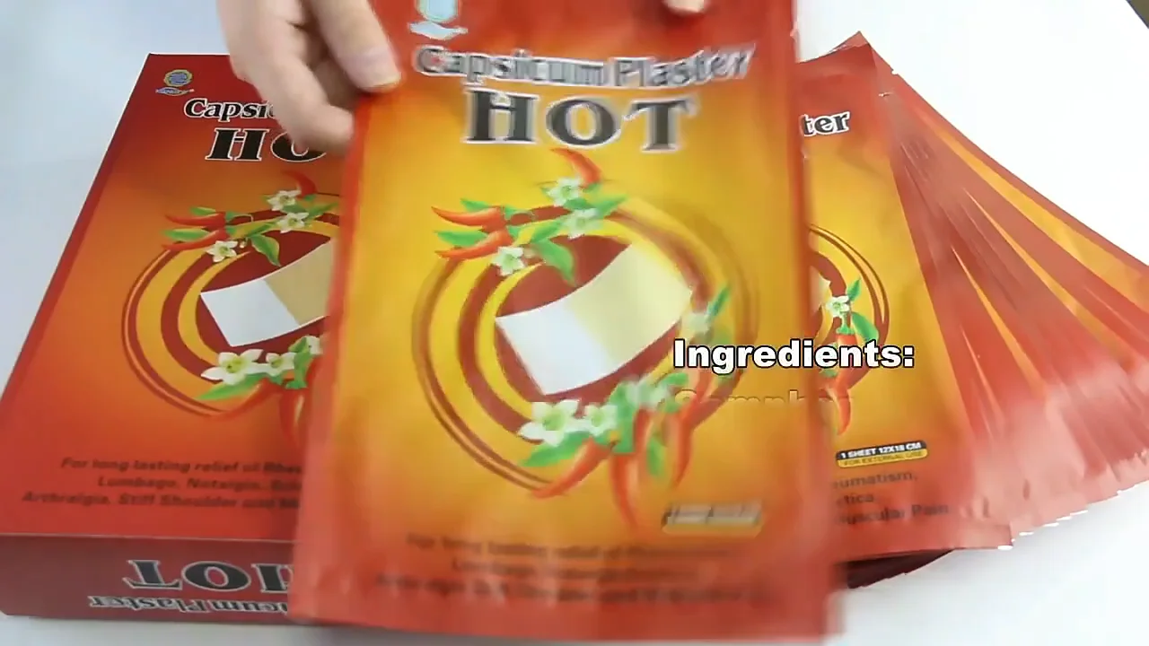 Hot Muscle Rheumatoid Arthritis Patch Chili Capsicum Plaster For