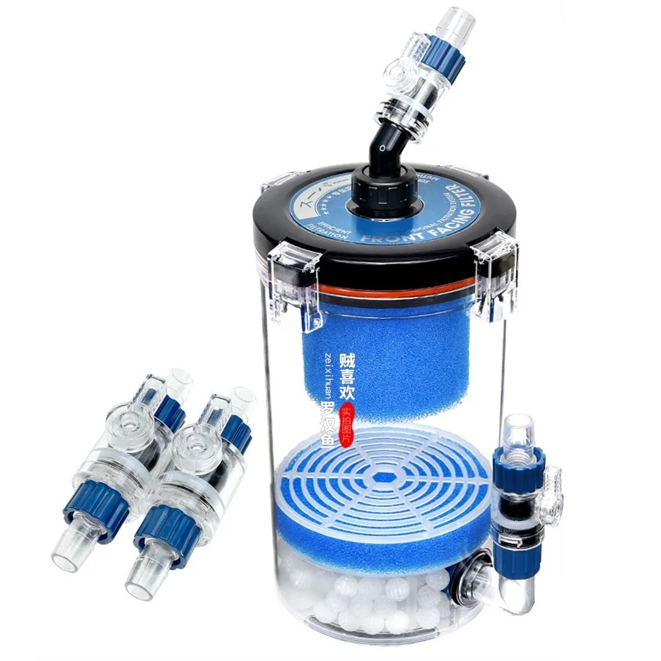 Image showcasing High Performance Canister Filter Aquarium External Canister With Joint ...