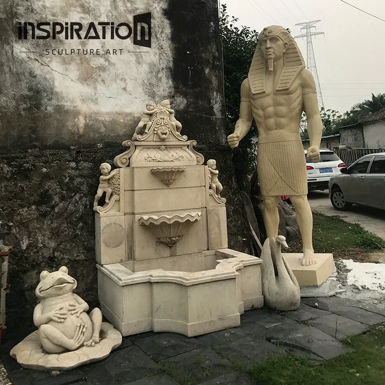 Cast Stone Sculpture Factory Customize Design Ancient Egypt Life Size Egyptian Figurine Statue