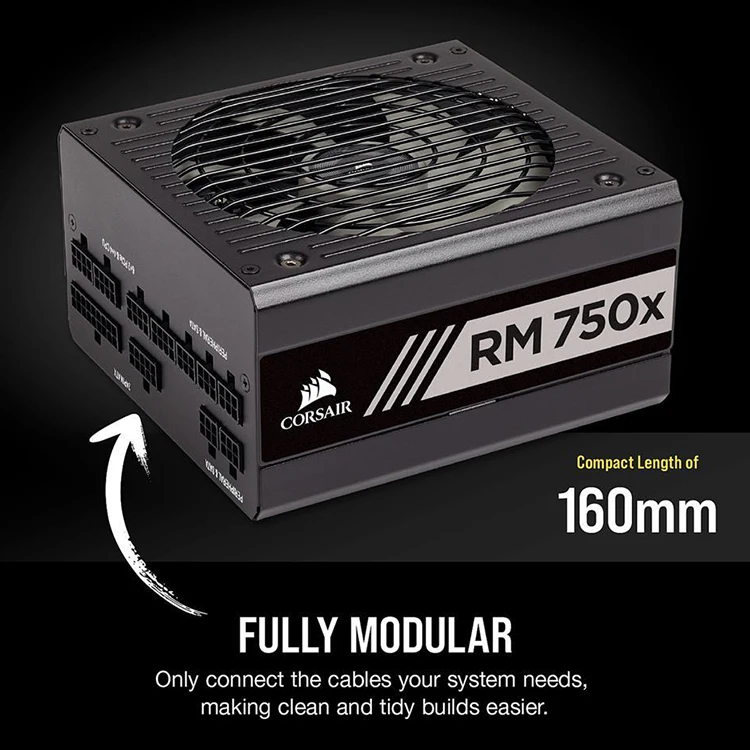 CORSAIR RM750x 750W ATX12V 80 PLUS GOLD 電源ユニット RTX 3060対応