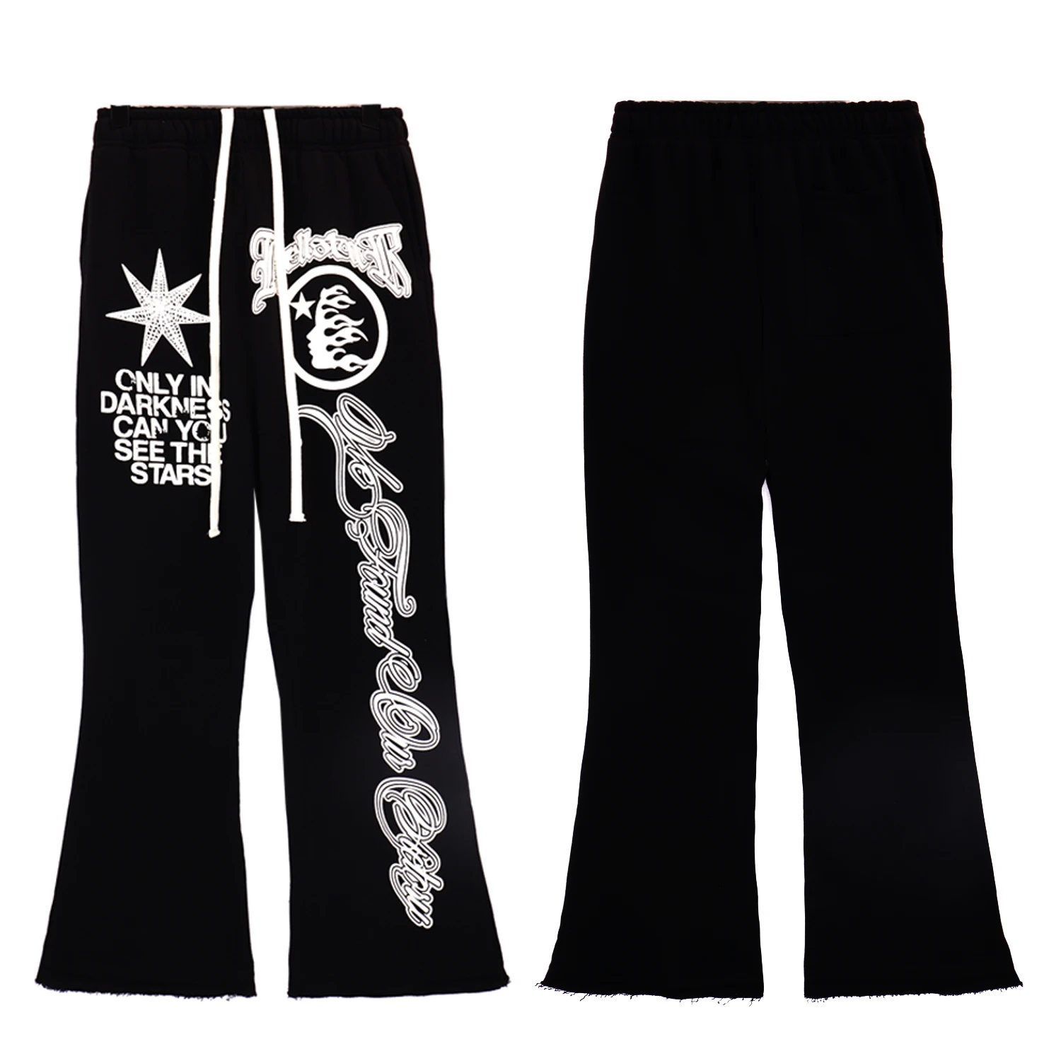 Hellstar Studios Red Flare Pants Men's Sweatpants And Hoodie High