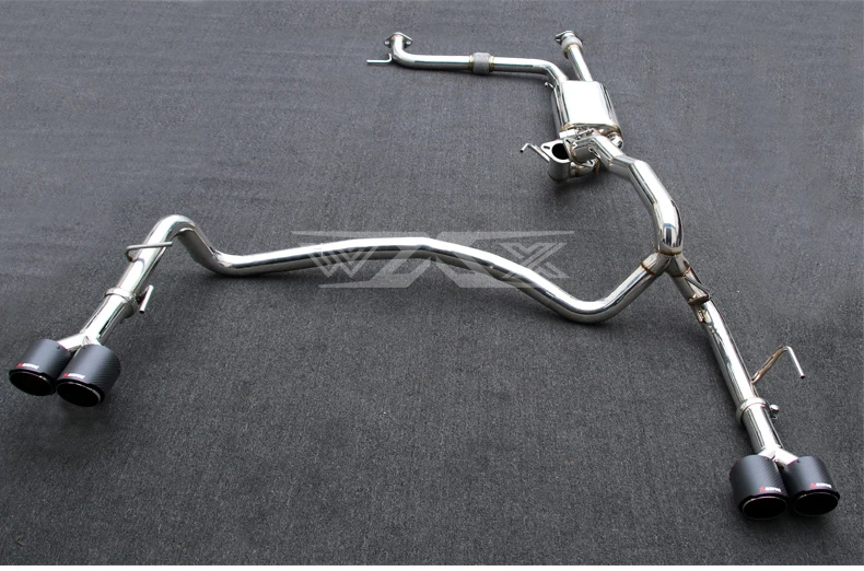 Racing Stainless Catback Valved Exhaust for Nissan Patrol Y62 2016-2022 Exhaust System with Dual Muffler Tips