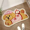 Sally hemp rubber sole - shaped pink hat teddy bear
