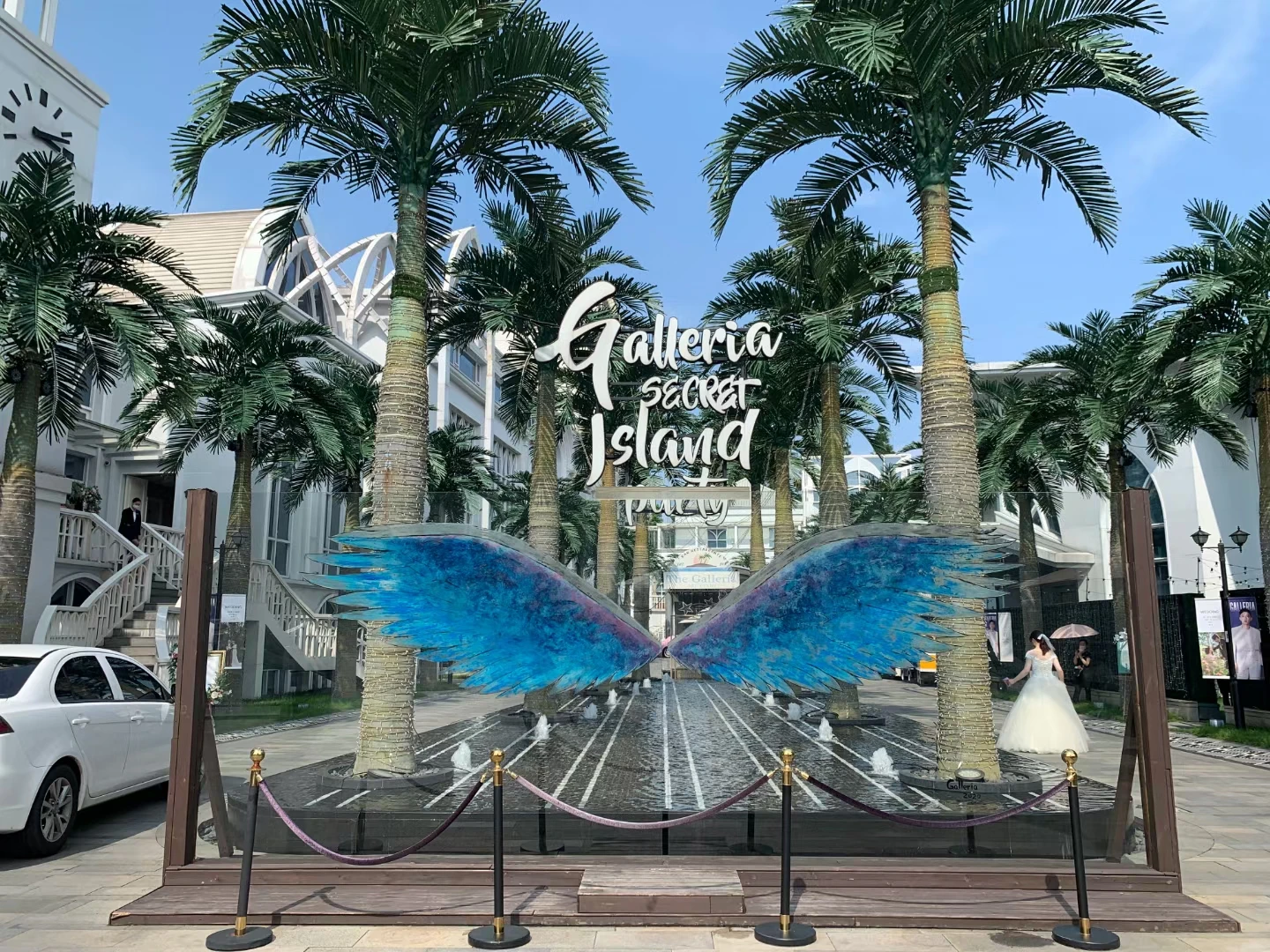 Small Fake Indoor Outdoor Bend Artificial Coconut Palm Tree Plants That