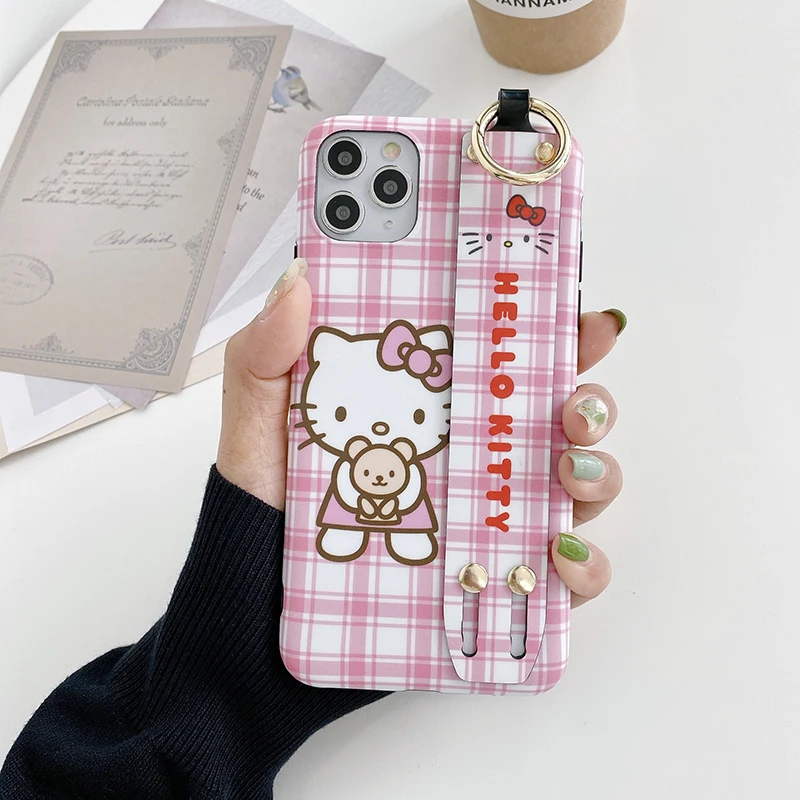 #G Y2PKZISTORE iPhone XS Max Case Ultra Thin Transparent Cover Hello Kitty TPU Silicone Crystal Protective Shockproof Anti-fall Shell Compatible for Apple iPhone XS MAX 6.5 inch 