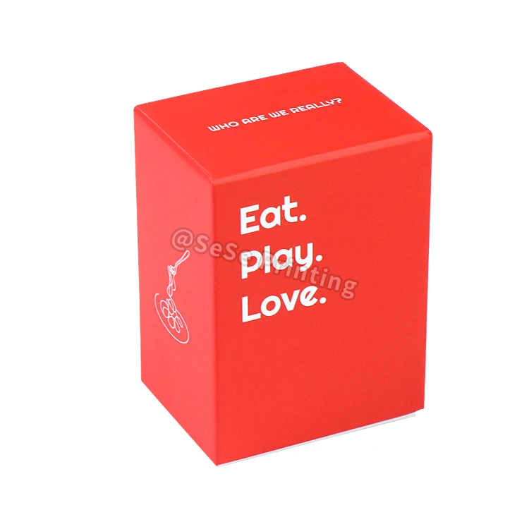 Full Color Cheap Custom Card Game Create Rigid Boxes Packaging Card Decks Printing Services