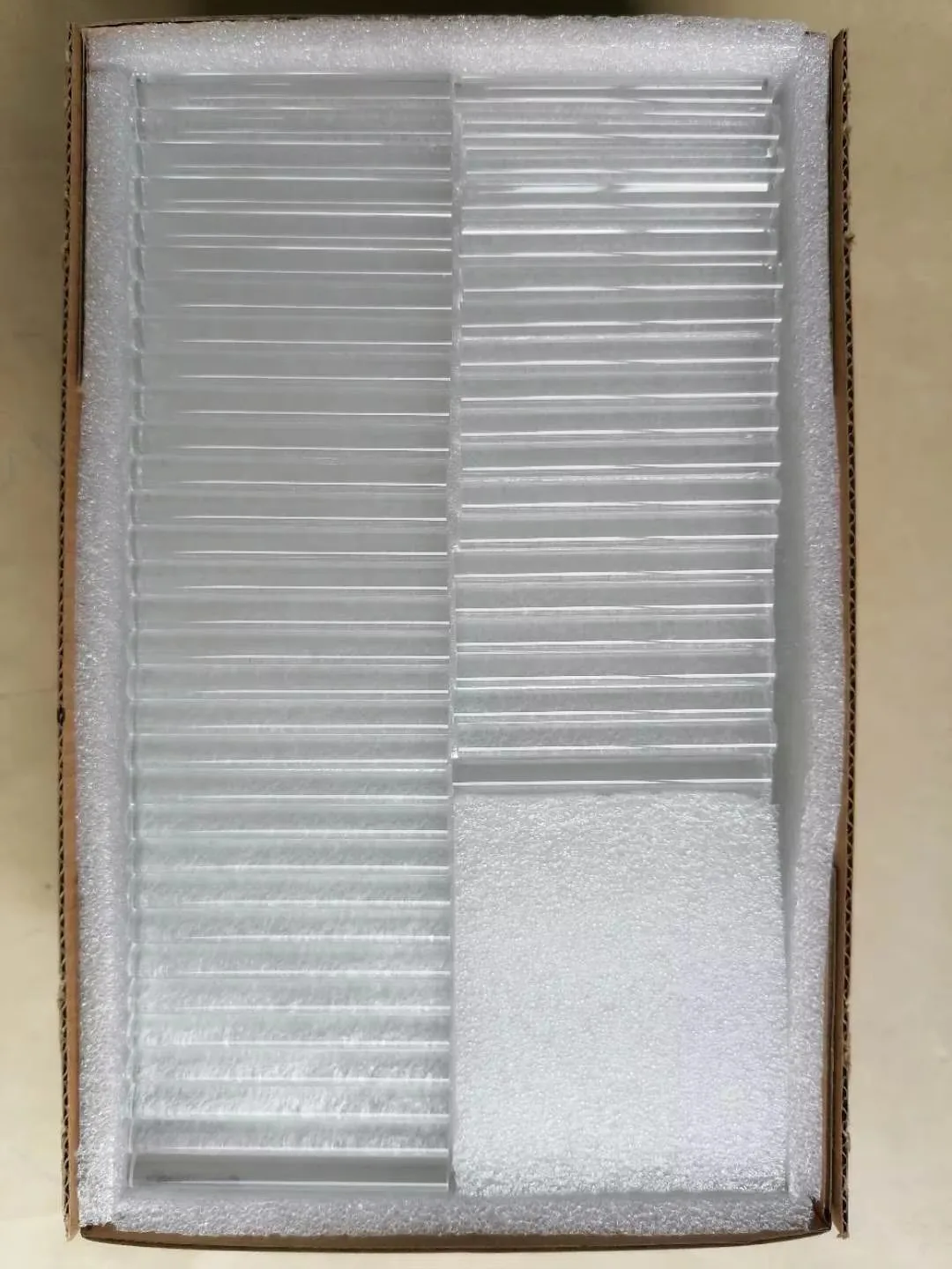 Round Transparent Tempered Step Glass for Lighting Custom Fabrication Services