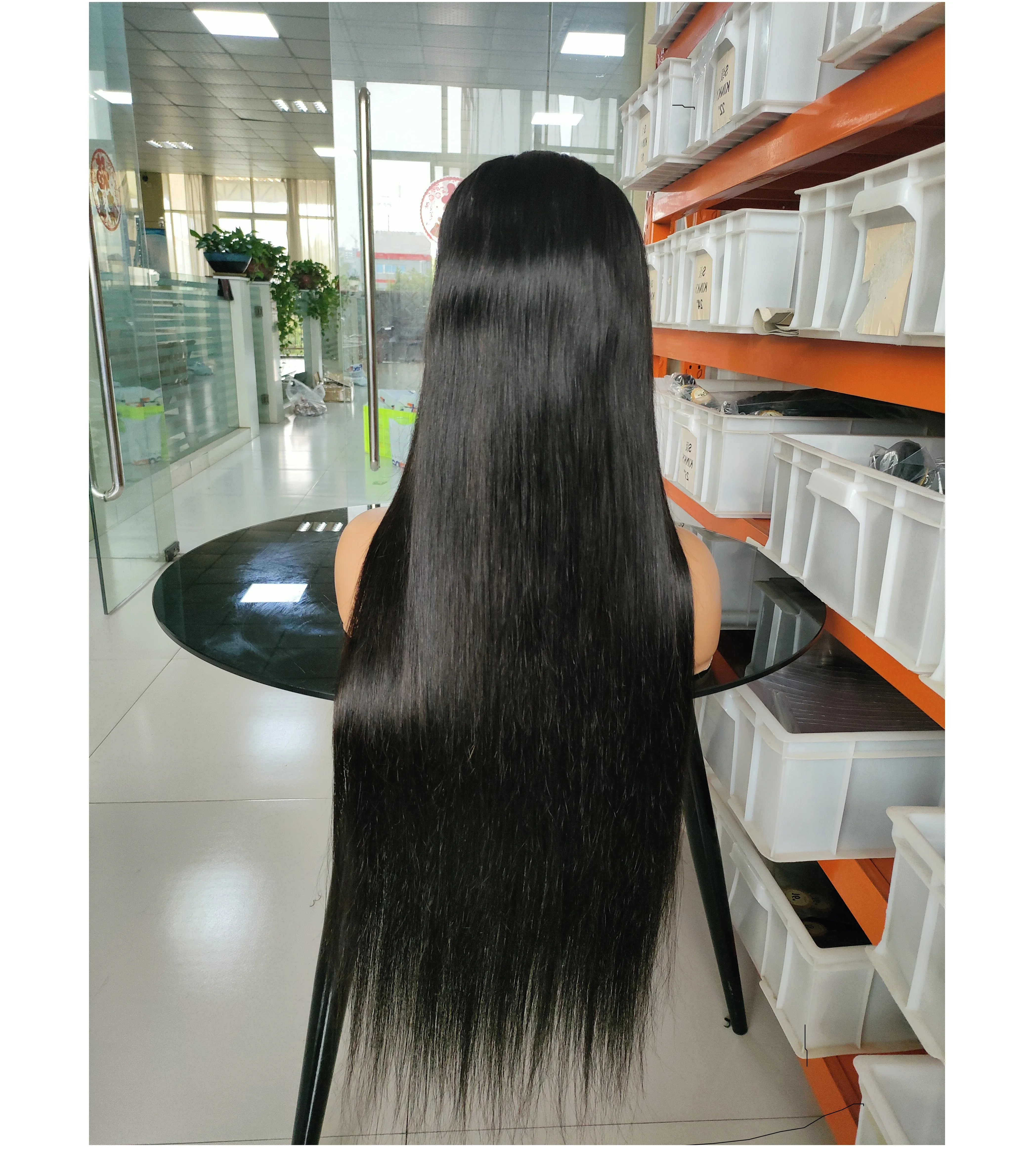 ALISSA 32” BLACK LONG Straight Lace Front Wig *NWT Amazon.com : Long Straight Wig Nature Black Synthetic Lace  main image 2
