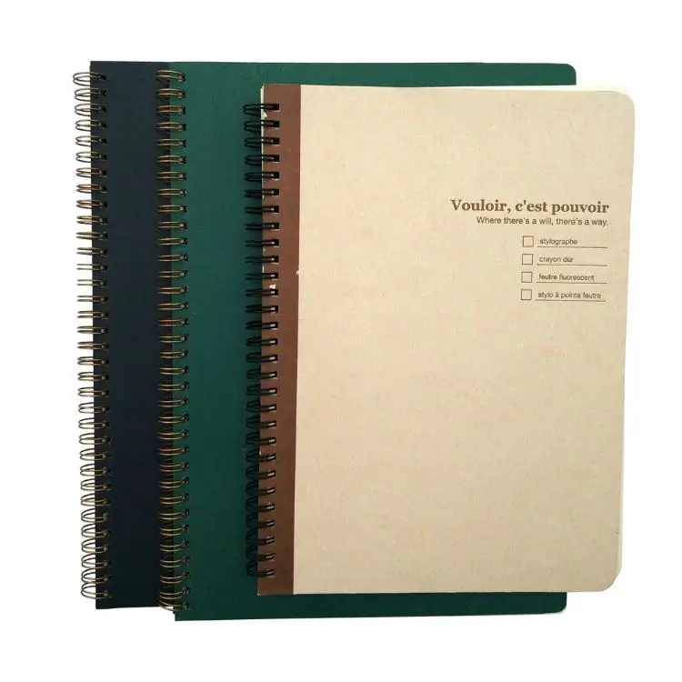 Custom Paper School Composition Notebook Planner A4 A5 with Printing Subject College Ruled Spiral Notebooks