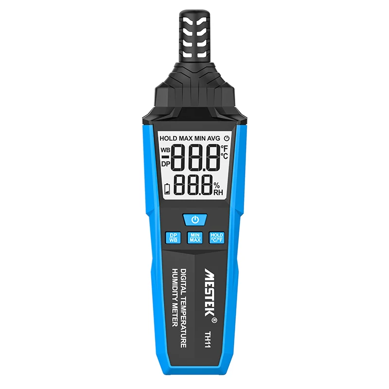 TH11 Digital Temperature and Humidity Meter  Multifunctional  Temperature Meter LCD Fruit Wheat Crops Humidity Tester