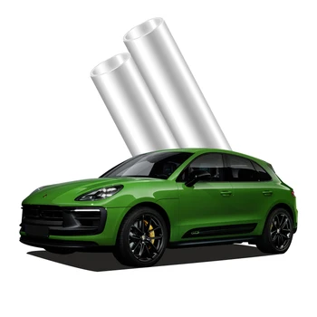 Automotive High Gloss Nano Coated TPU Film Self-Healing Adhesive Wrapping PPF Paint Protection Body Stretchable Roll Shape Cars