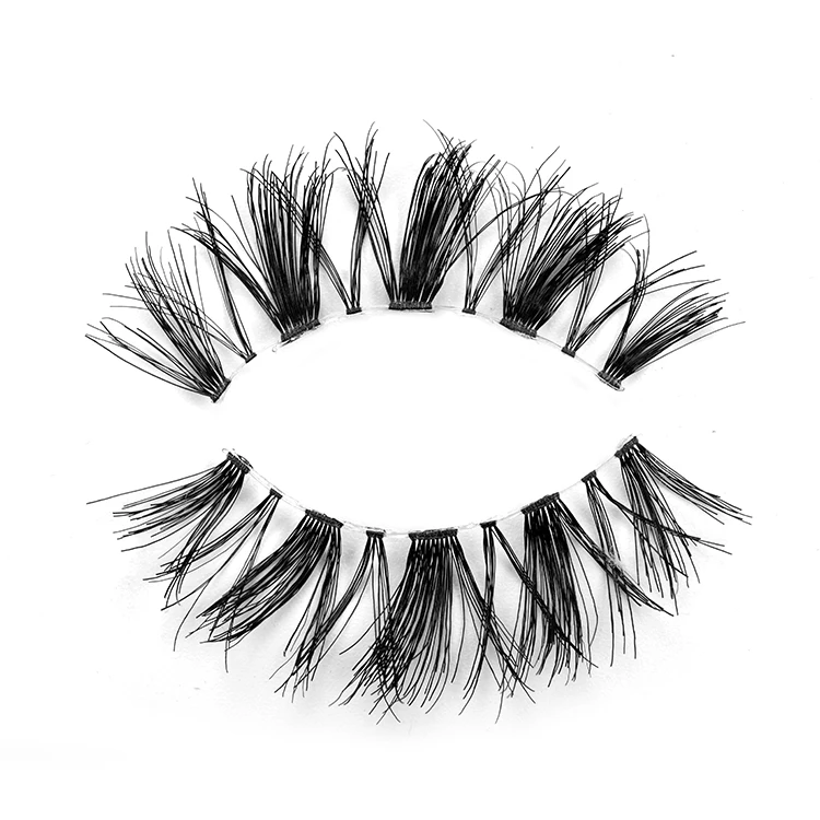 Human Hair Eyelashes Wholesale Glamorous 747 Handmade Invisible Lashes ...