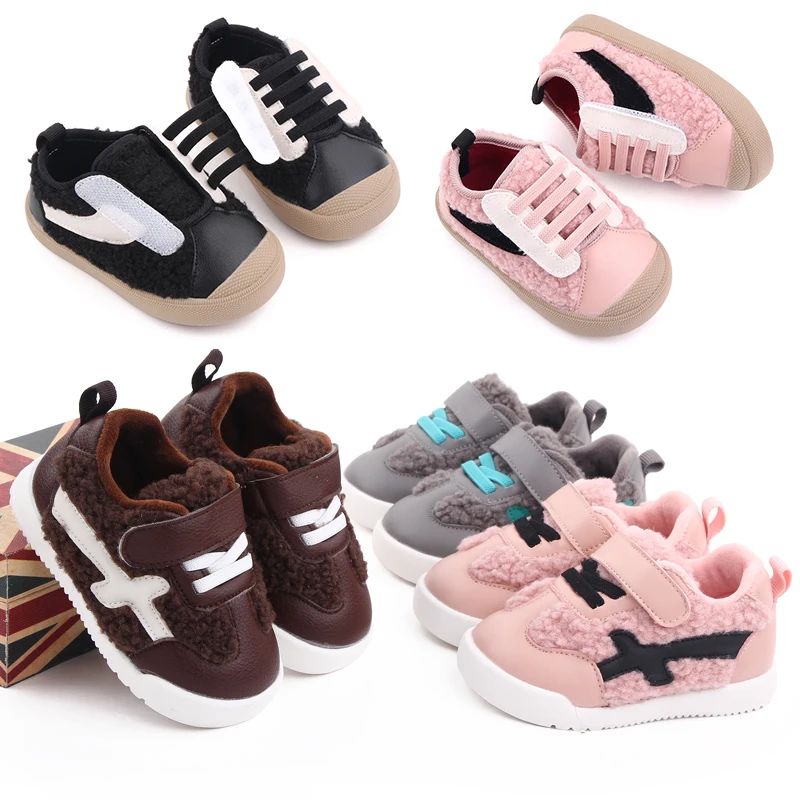 High Quality Winter Toddler Baby Kids Shoes Hook&loop Design 2022 supplier