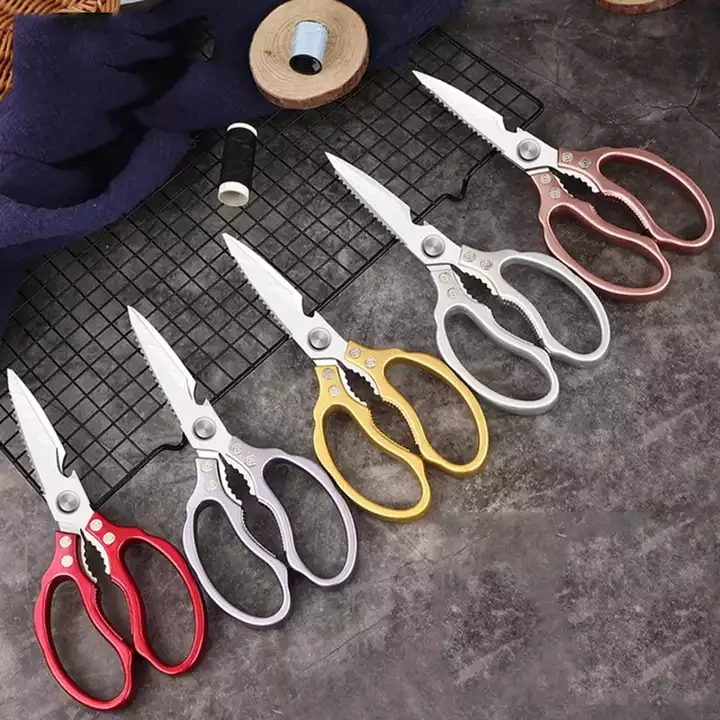 3cr14 Stainless Steel Kitchen Shears Roast Scissors Multi Functional