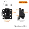 Negro Ajustable hasta 35 mm