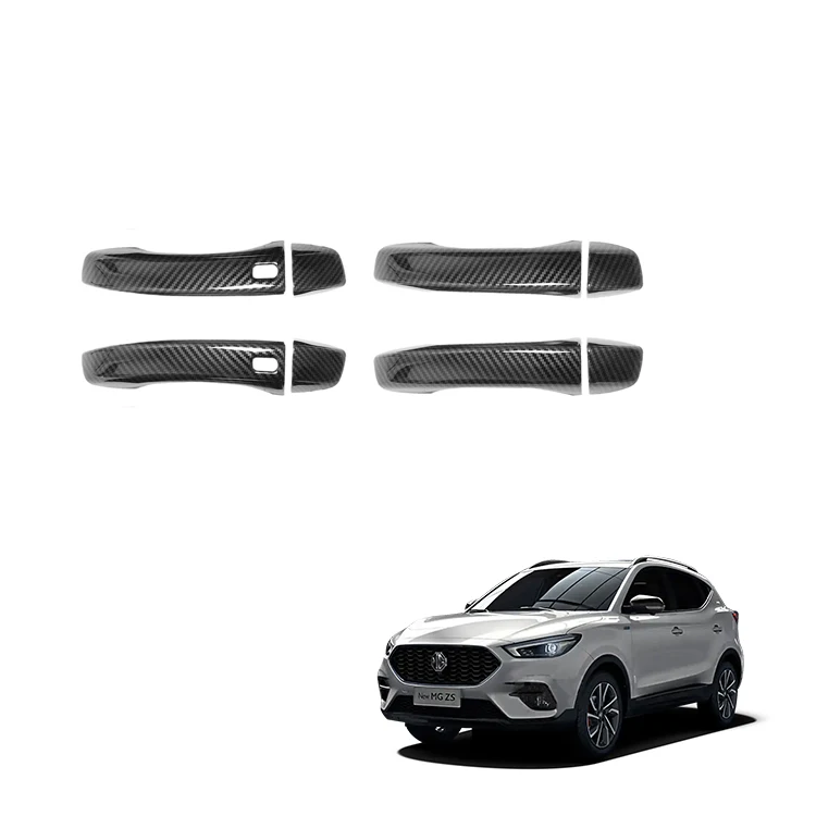 Takip ng Hawakan ng Pinto ng Kotse para sa MG ZS na Karagdagang Palamuti na May Disenyong Carbon Fiber na Hawakan ng Pinto ng Door Wrist Mga Palamuting Panlabas