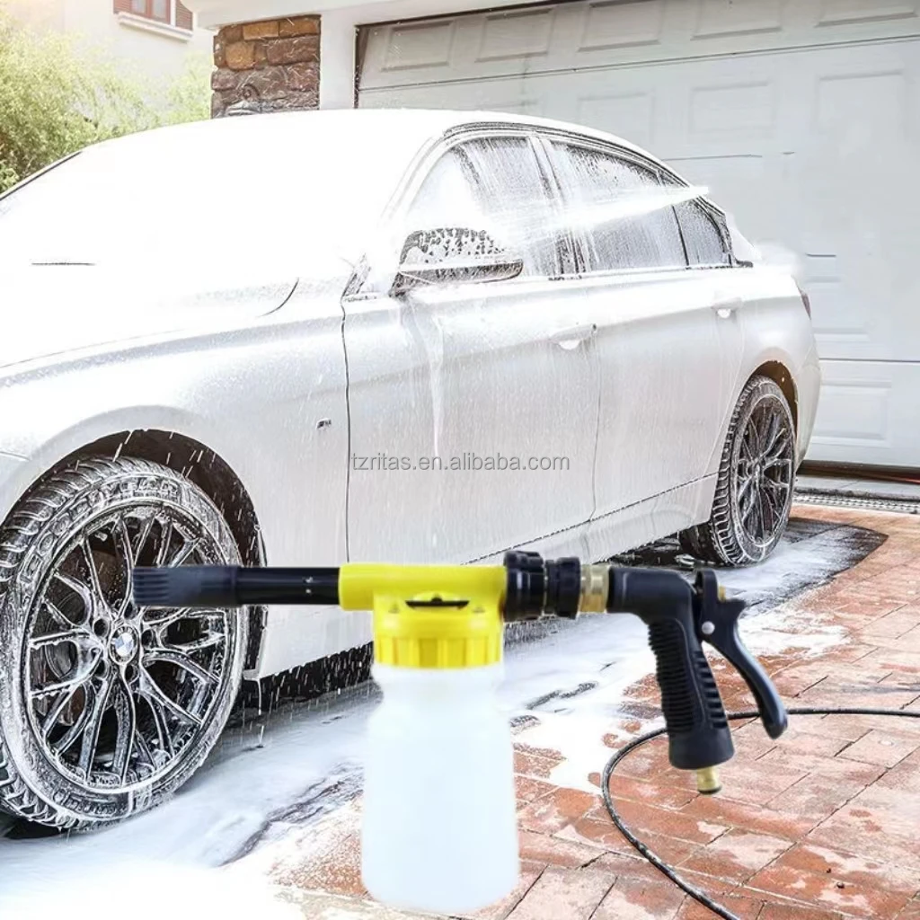 Hot Sale 5 Colors Low Pressure Foam Bottle Gun Foam Lance Car Steam