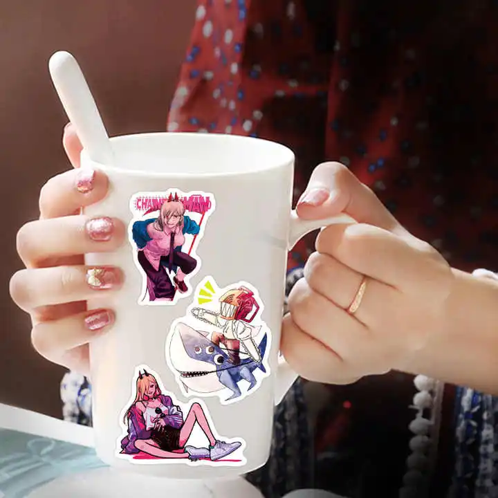 Custom LOGO Printing Die Cut Vinyl Stickers Customized Waterproof Cartoon Stickers Manufacturers Custom Stickers supplier