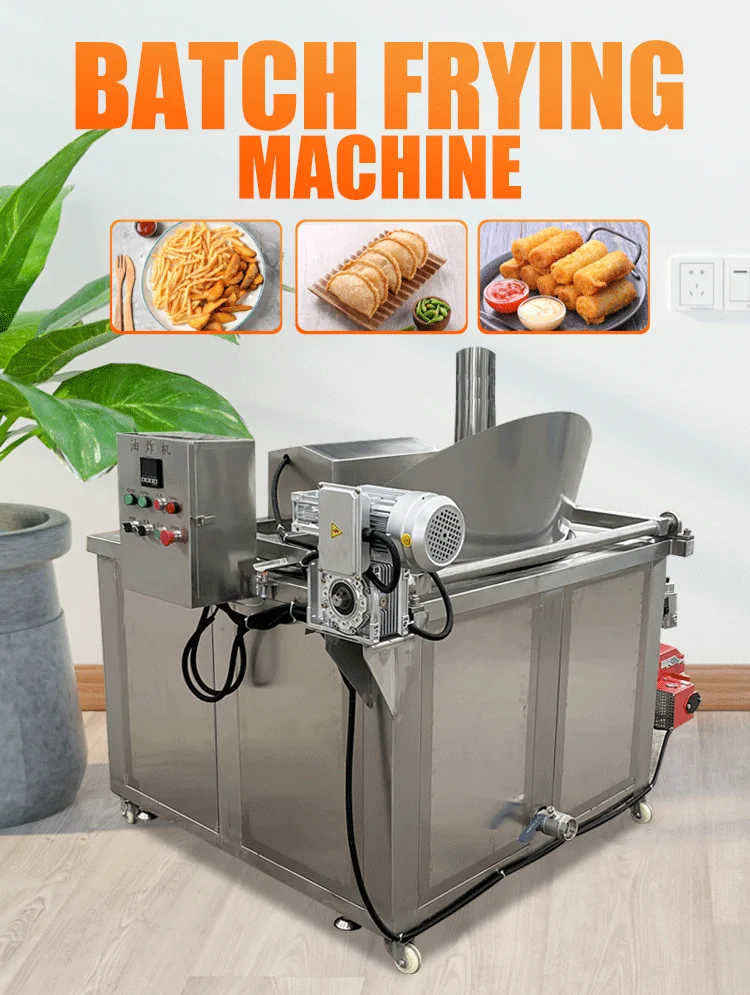 Leila Automatic Round Deep Fryer Electric Fryers Cheap Price Batch