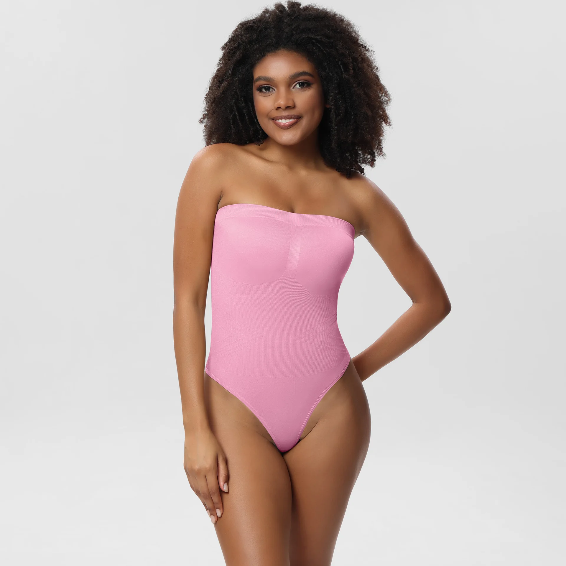Fajas Colombianas Removable Detachable Strap Strapless One Piece Hip Butt Lift Shapewear