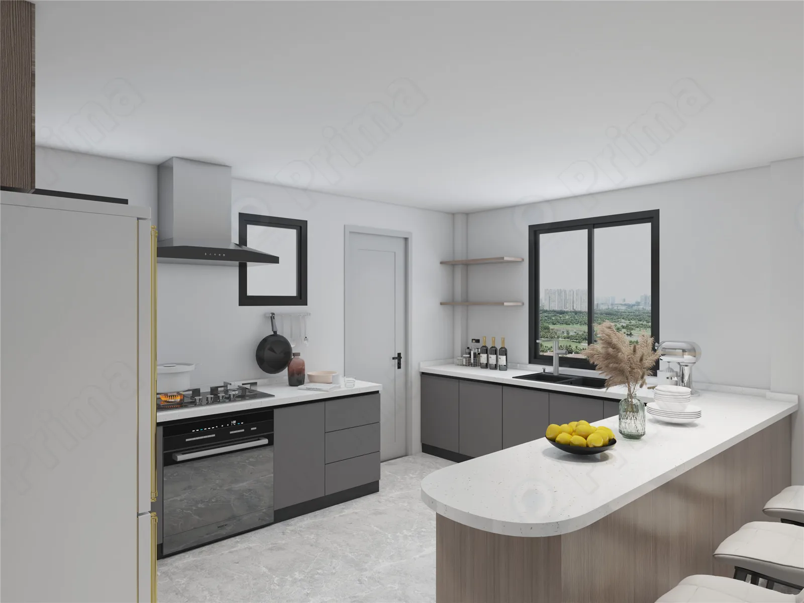 Prima самый популярный недорогой архитектурный дизайн дома