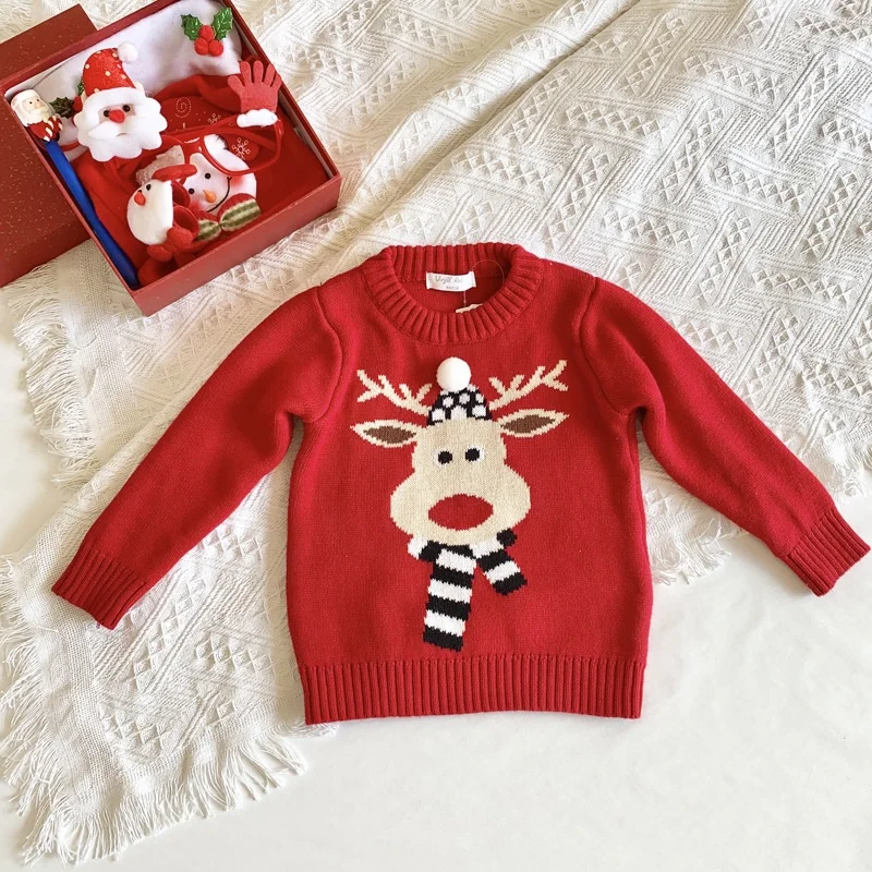 Unisexe Bebe Pull En Maille De Laine Vetements Enfants Hiver Motif De Cerf De Noel Vetements Pour Bebe Buy Pull De Noel Bebe Tricot Enfants Cerf Motif Vetements Bebe Filles Barboteuse Hiver Chaud
