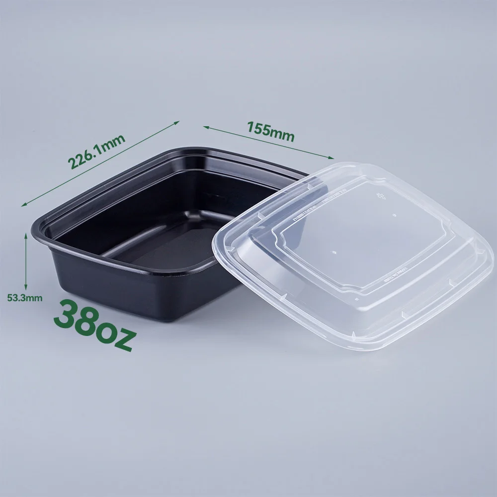 24oz 26oz 28oz 32oz 38oz Plastic Airtight Food Container Disposable