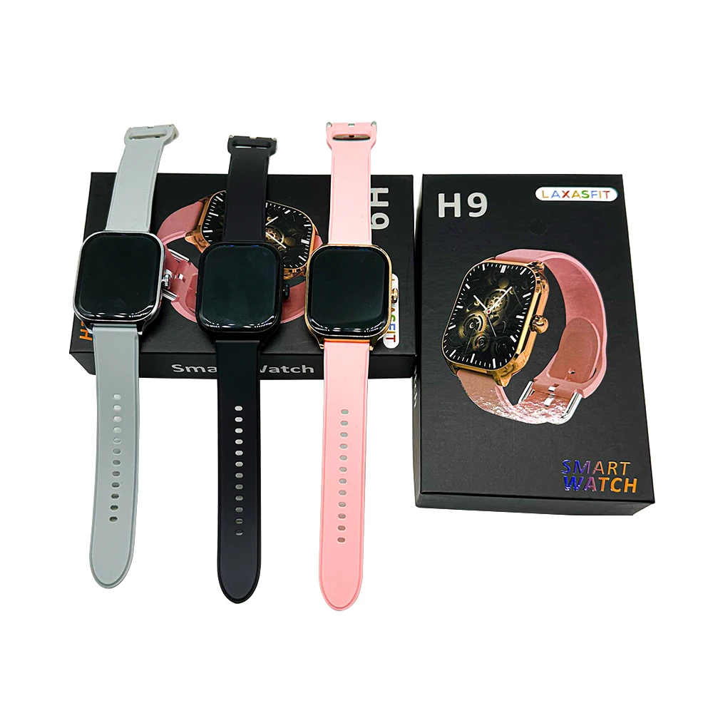 New Arrival H9 Smartwatch with Health Monitoring Sport Exercise Heart Rate  BT Call Waterproof with IP67 Level Private Model