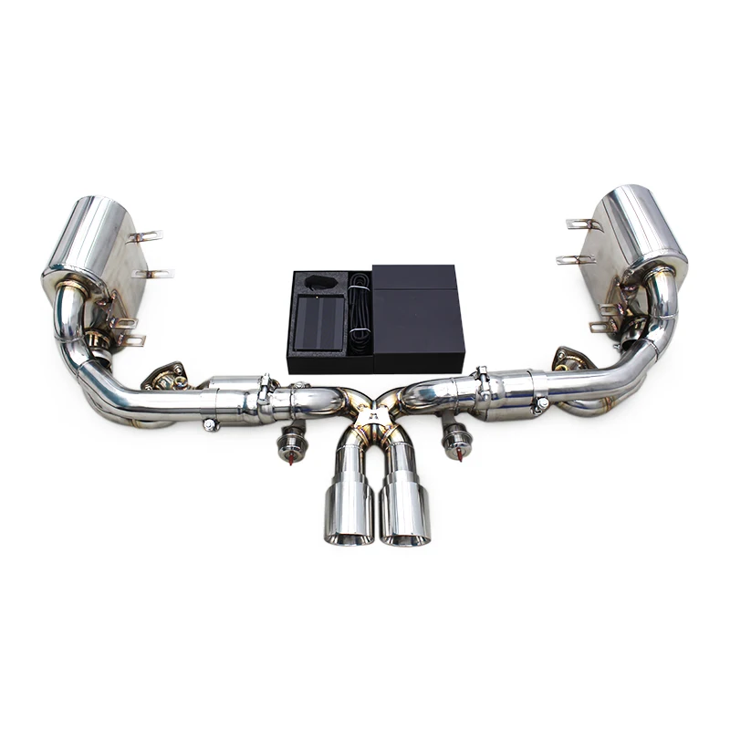 Stainless Steel Axle Exhaust For Porsche 911 997.1 / 997.2 Carrera 2004-2012 Upgrades GT3