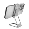 Rectangular back clip-silver