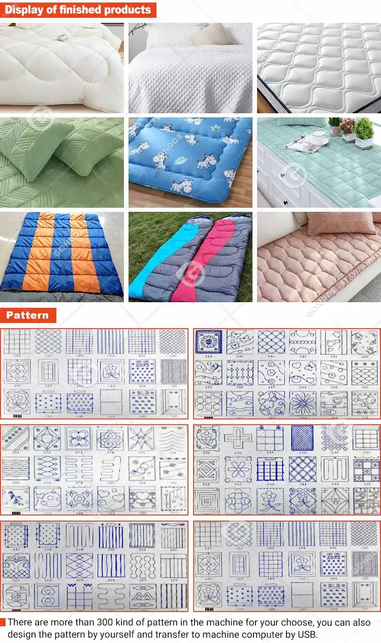 Stitch Single -Head Single Needle Mattress Home Textile Product Quilt Machine Sew Price for Comforter