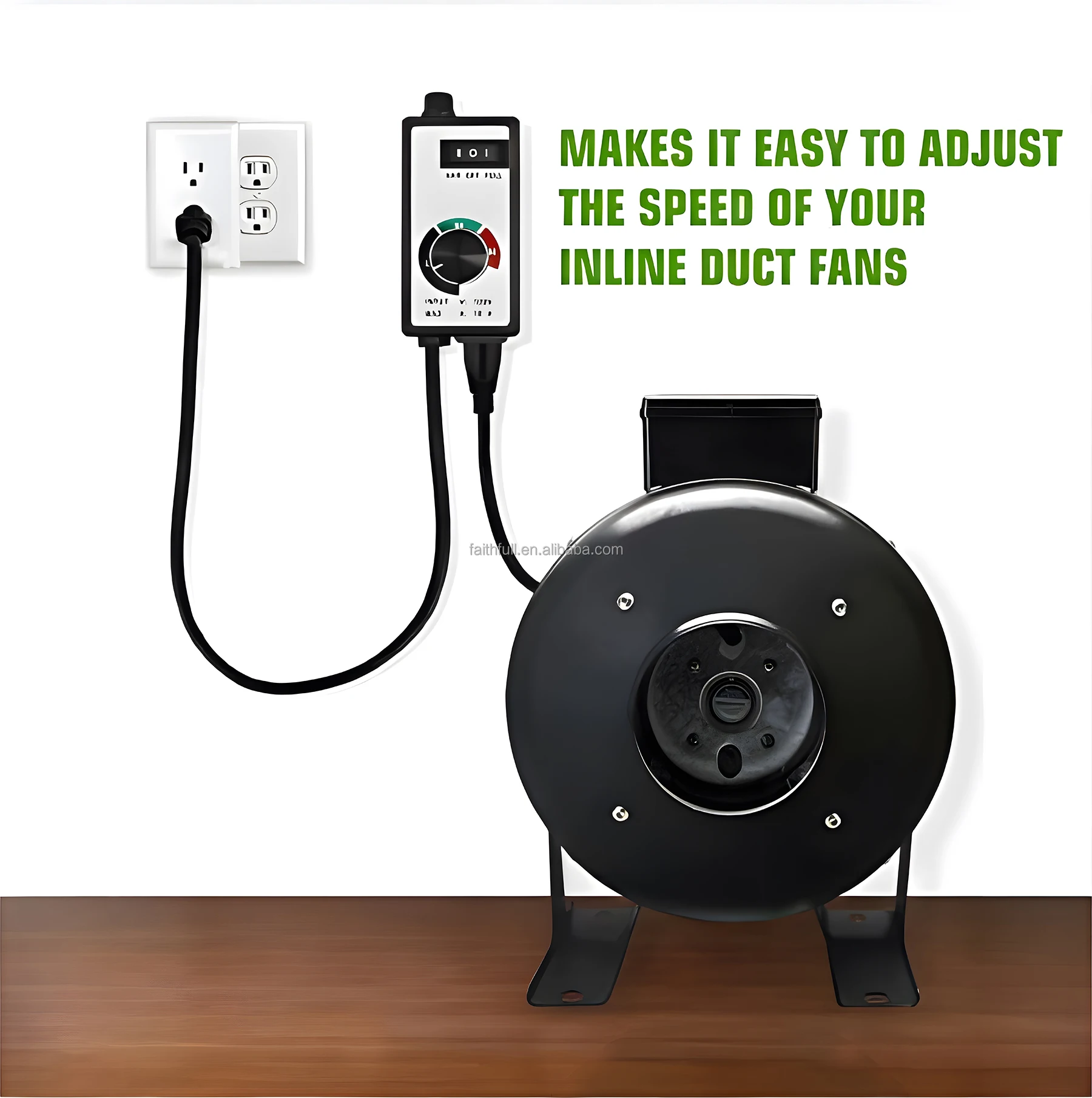 120v 220v Ceiling Fan Indoor Growing Variable Motor Speed Controller