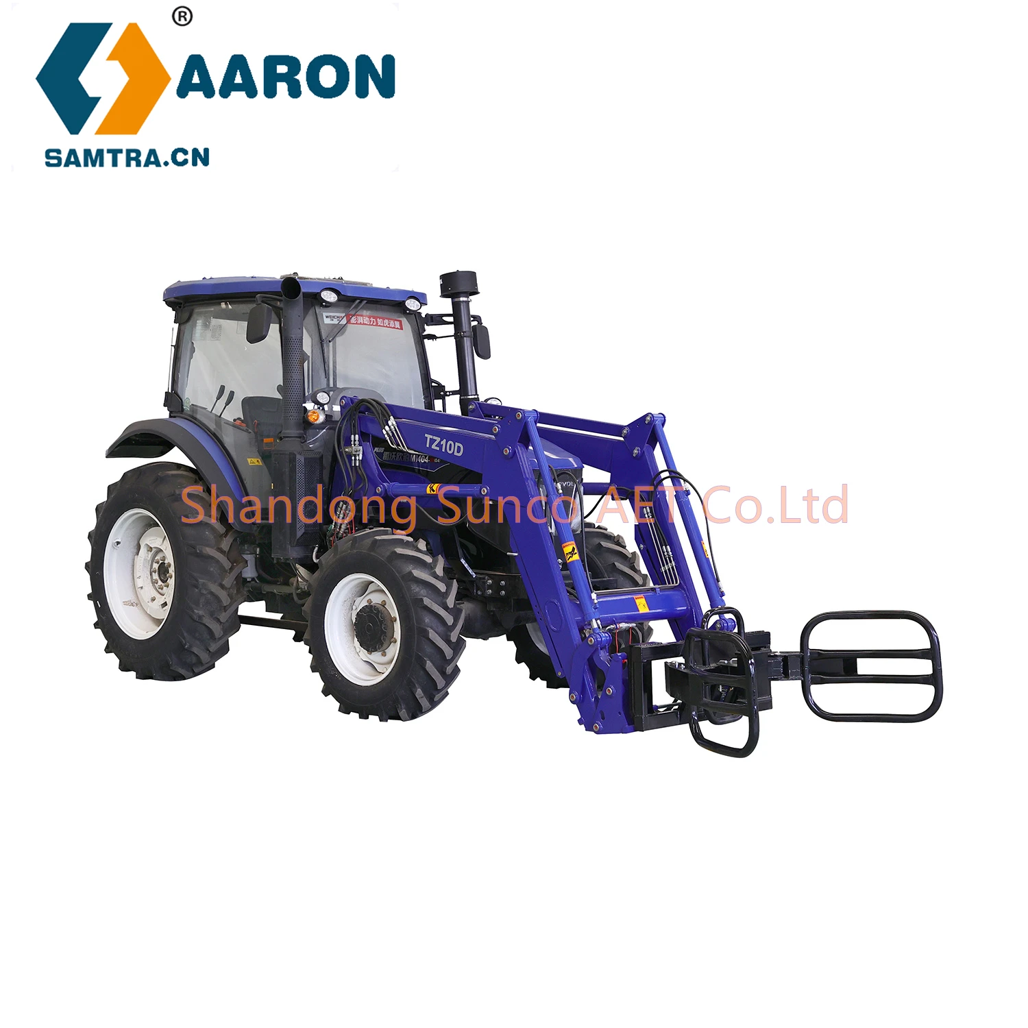 LovolM354トラクター用Sunco FL350 4 in1バケットフロントエンド 