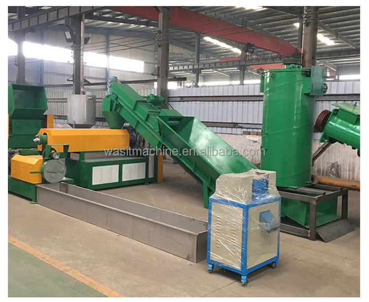150-350kg/hour Automatic Waste Plastic Making Machine Plastic Pellet Recycle Granulator