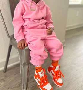 Wholesale High Quality 2 Piece Sets Kids Hoodies Tracksuits Baby Clothing Kids Set Wholesale Boys Clothes Two Piece Jogger Set