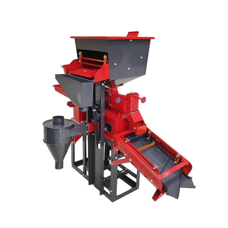 Multi-function Rice Mill Machine with Sand and Stone Filter Crush Function Electric Rice Milling Machine Grind Grains