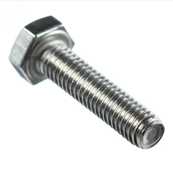 Fastener Din933 Hex Bolt Galvanized Hexagon Head Bolt With Full Thread ...